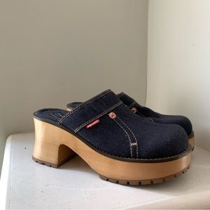 Skechers Denim Clogs Size 7